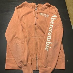 Abercrombie & Fitch Pink Zip Up Hoodie